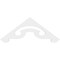 Ekena Millwork Pitch Northwest Architectural Grade PVC Gable Pediment, 36"W x 13 1/2"H x 1"P (9/12) GPP036X014X100NOR - alternate 5